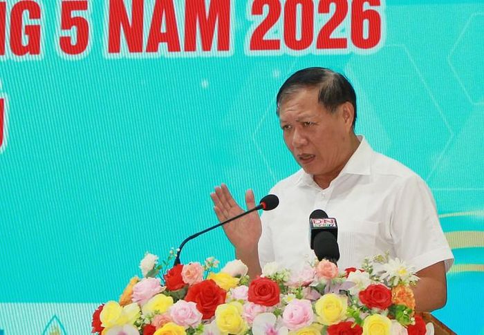 Thứ trưởng Đỗ Xuân Tuyên phát biểu chỉ đạo tại lễ ra quân.