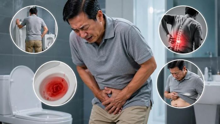 Tiểu khó, tiểu máu, đau xương hoặc sụt cân không rõ lý do là những dấu hiệu nam giới không nên trì hoãn thăm khám