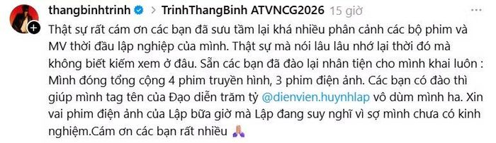 Màn công khai "xin vai" của Trịnh tổng khiến Gai Con "cười xỉu".