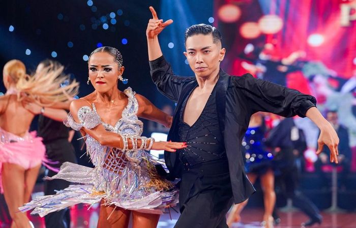 Phan Hiển - Thu Hương thi đấu ấn tượng
