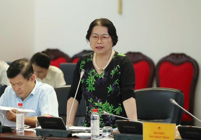 PGS.TS Nguyễn Thị Báo, Phó Giám đốc Trung tâm Bảo vệ bản quyền, Hội Xuất bản Việt Nam phát biểu