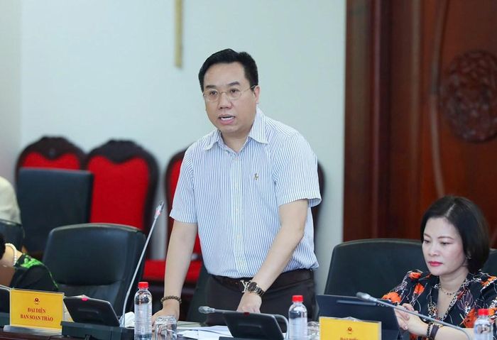 Ông Nguyễn Nguyên, Cục trưởng Cục Xuất bản, In và Phát hành, Bộ VHTTDL phát biểu