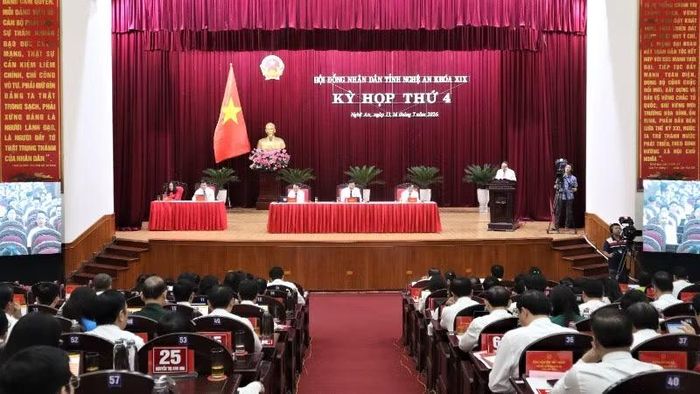 Quang cảnh kỳ họp.