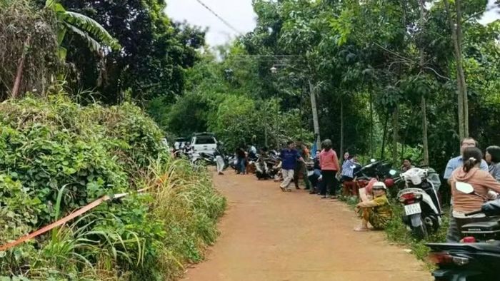Khu vực xảy ra án mạng khiến 3 người tử vong tại phường Lộc Ninh, thành phố Đồng Nai.