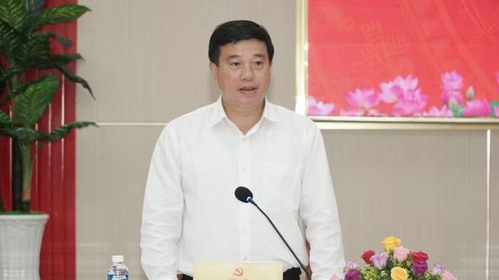 Đồng chí Y Thanh Hà Niê Kđăm, Bí thư Tỉnh ủy Lâm Đồng phát biểu.