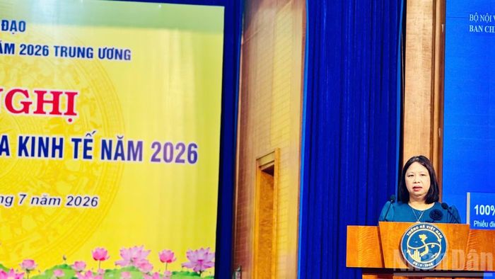 Bà Nguyễn Thị Bích Thủy, Vụ trưởng Vụ Kế hoạch - Tài chính (Bộ Nội vụ), Ủy viên thường trực Ban chỉ đạo điều tra cơ sở hành chính sự nghiệp Trung ương, Tổ trưởng Tổ thường trực.