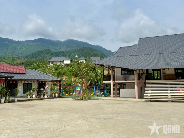 Không gian thôn Làng Nủ sau tái lập.