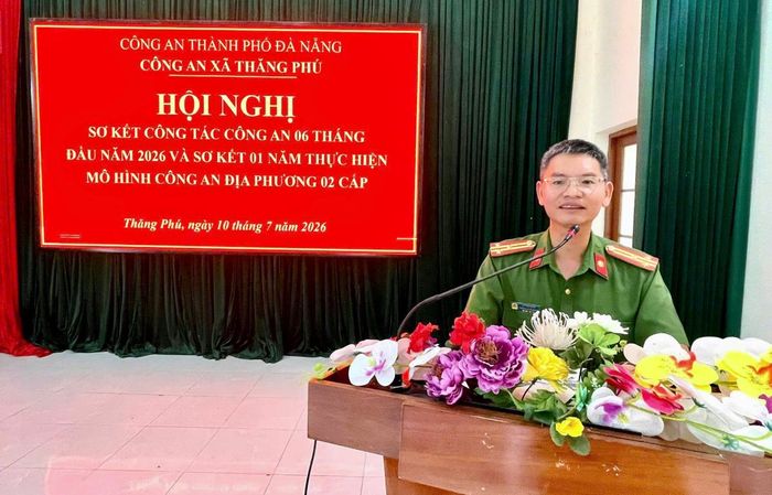 Công an xã Thăng Phú tổng kết 6 tháng đầu năm 2026.