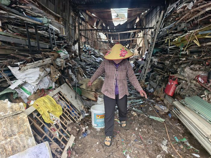  Nhiều tài sản bị hư hỏng sau vụ cháy 
