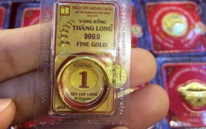 Giá vàng trong nước giảm mạnh, chiều 13-7