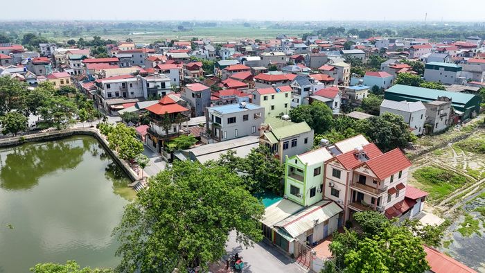  Một khu dân cư ở xã Phúc Thịnh. Ảnh: TIẾN CƯỜNG 
