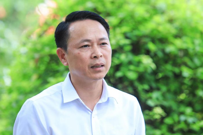  Ông Đặng Minh Thắng, Phó Bí thư Thường trực Đảng ủy xã Phúc Thịnh. Ảnh: TIẾN CƯỜNG 