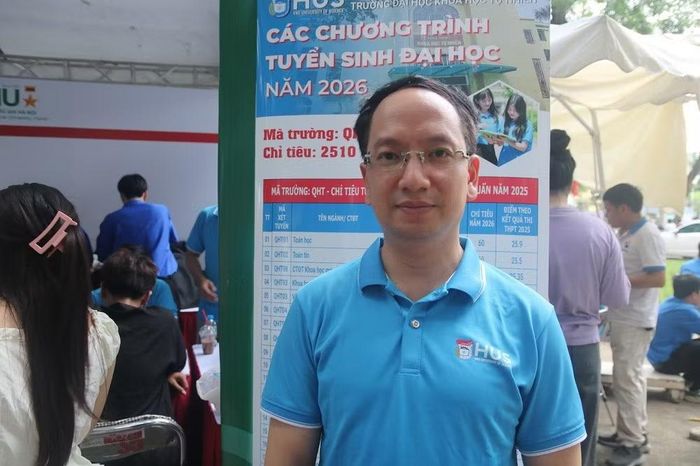 PGS.TS Phạm Tiến Đức, Trưởng phòng Đào tạo, Trường Đại học Khoa học Tự nhiên (ĐHQGHN). Ảnh: Mai Loan.