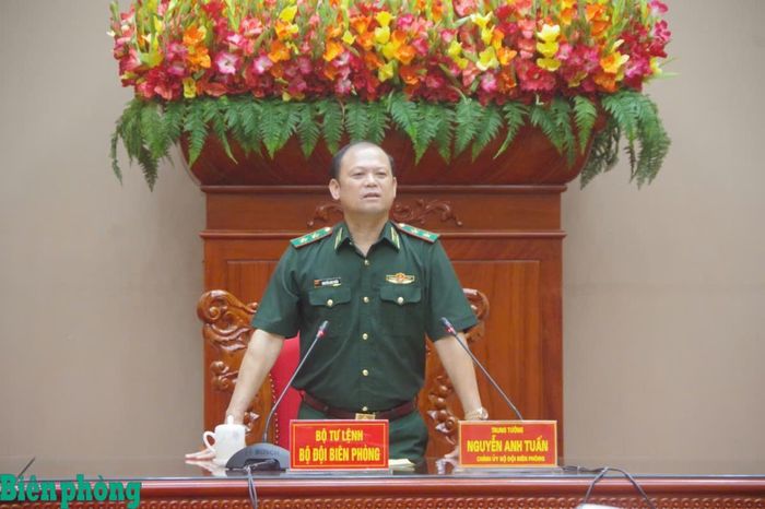 Trung tướng Nguyễn Anh Tuấn phát biểu tại hội nghị. Ảnh: Thu Minh