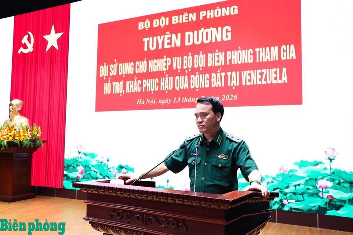 Trung tướng Vũ Trung Kiên phát biểu chỉ đạo tại buổi lễ. Ảnh: Chiến Khu