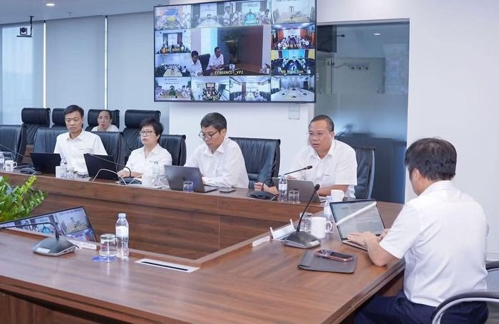 Tổng Giám đốc EVNGENCO1 Lê Hải Đăng phát biểu tại Phiên họp thứ nhất năm 2026 của Ban Chỉ đạo.