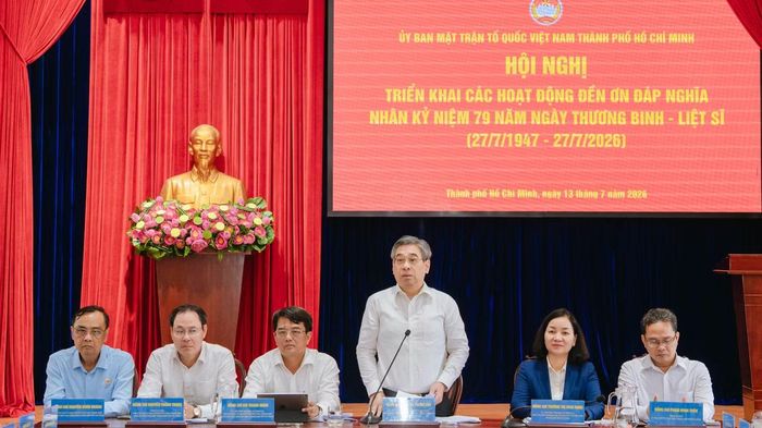 Ông Nguyễn Phước Lộc phát biểu chỉ đạo và lưu ý một số vấn đề trong công tác chăm lo dịp 27/7 năm nay.