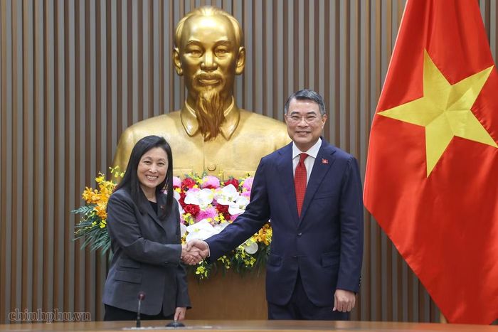 Thủ tướng Lê Minh Hưng tiếp Đại sứ Mỹ tại Việt Nam Jennifer Wicks. Ảnh: VGP.