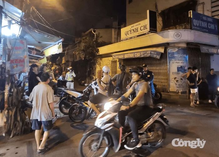 Hiện trường vụ cháy. Ảnh: Q. Hải.