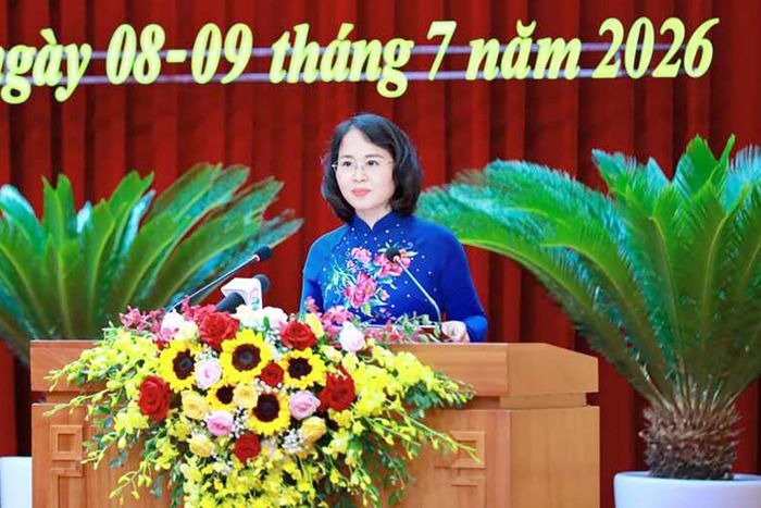 Bà Trịnh Thị Minh Thanh, Phó Bí thư Thường trực Tỉnh ủy, Chủ tịch HĐND tỉnh Quảng Ninh: Đây là giai đoạn cần sự quyết liệt, mạnh mẽ, quyết đoán để tăng tốc, bứt phá. Ảnh: P.C