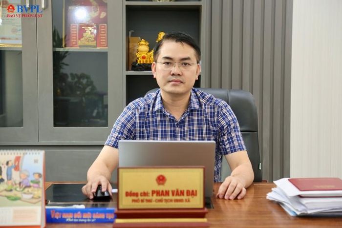  Ông Phan Văn Đại, Chủ tịch UBND xã Thiên Phủ.