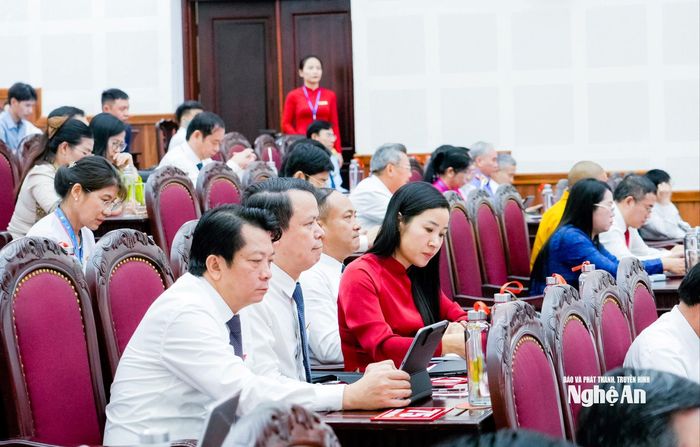 Các đại biểu dự Kỳ họp thứ 4 HĐND tỉnh khóa XIX, nhiệm kỳ 2026 - 2031. Ảnh: Thành Duy