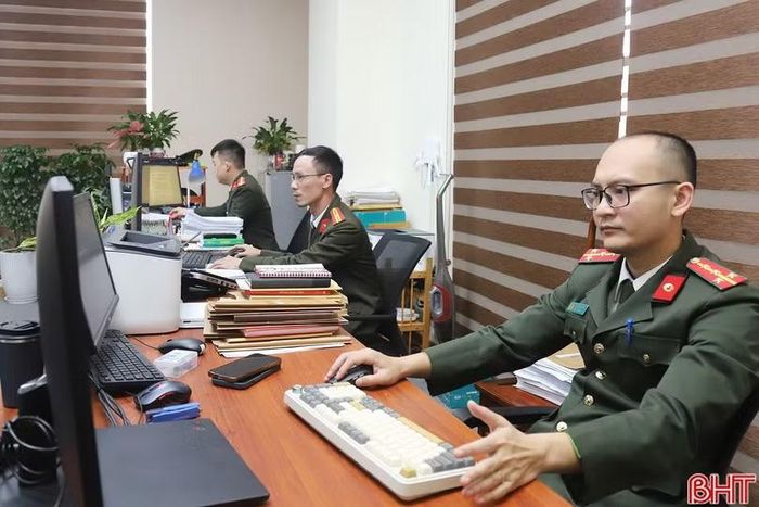 Phòng An ninh mạng và phòng, chống tội phạm sử dụng công nghệ cao (Công an tỉnh Hà Tĩnh) tăng cường rà soát, phát hiện và xử lý các hành vi vi phạm trên không gian mạng.