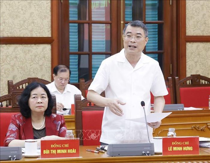 Thủ tướng Lê Minh Hưng phát biểu. Ảnh: Thống Nhất/TTXVN