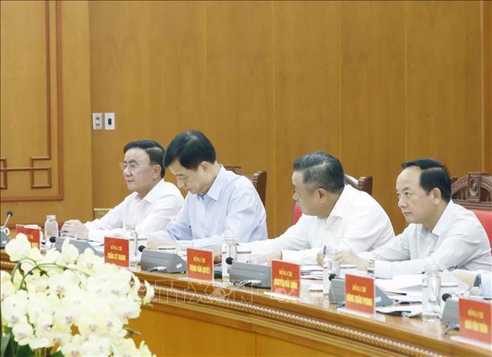 Các đại biểu tham dự Phiên họp thứ hai Ban Chỉ đạo Trung ương về phát triển văn hóa Việt Nam. Ảnh: Thống Nhất/TTXVN