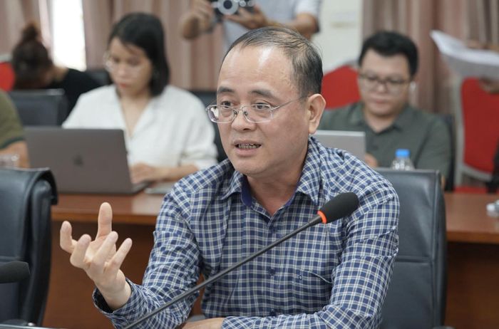 Ông Nguyễn Văn Khôi, Trưởng ban Tiêu chuẩn, Ủy ban Tiêu chuẩn Đo lường Quốc gia (Bộ Khoa học và Công nghệ) phát biểu tại tọa đàm.