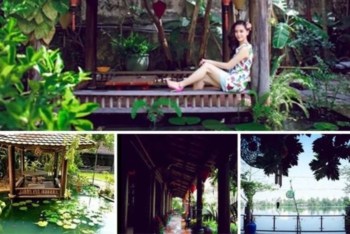 Không gian sống bình yên của Dương Trương Thiên Lý và gia đình.