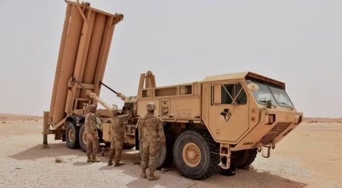 Hệ thống phóng tên lửa từ hệ thống THAAD trong biên chế Không quân UAE. Ảnh: MW.