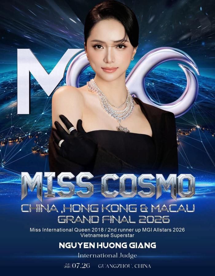 Hương Giang vui mừng công bố poster cho vị trí mới. Ảnh: FBNV