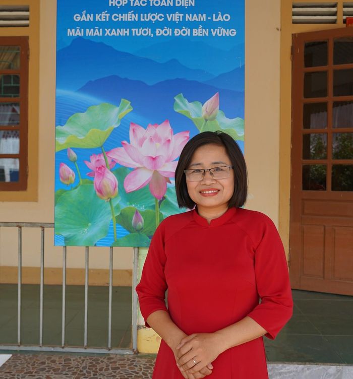 Cô Nguyễn Thị Hiền, nhân viên kế toán của Trường Mầm non Thanh Hà xúc động chia sẻ về những lần chạy lũ trước đây.
