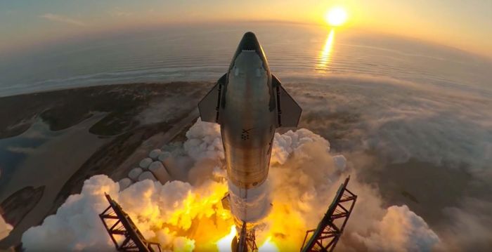 Bệ phóng và đón tên lửa của SpaceX. Ảnh: SpaceX