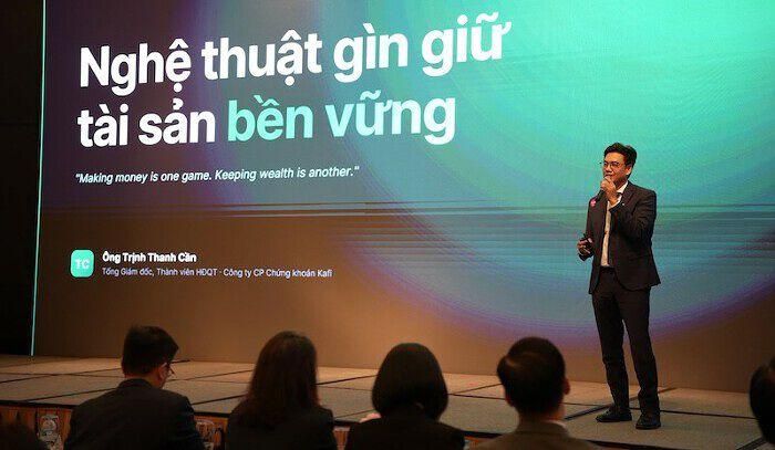 Ông Trịnh Thanh Cần, Tổng Giám đốc, Thành viên HĐQT Chứng khoán Kafi. (Ảnh: Kafi).