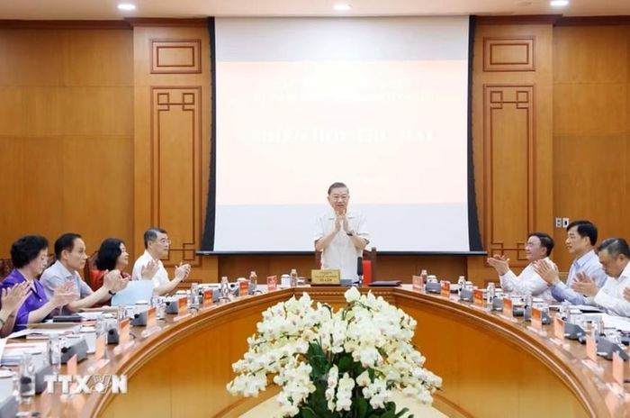 Tổng Bí thư, Chủ tịch nước tại Phiên họp thứ 2 Ban Chỉ đạo Trung ương về phát triển văn hóa. Ảnh: TTXVN