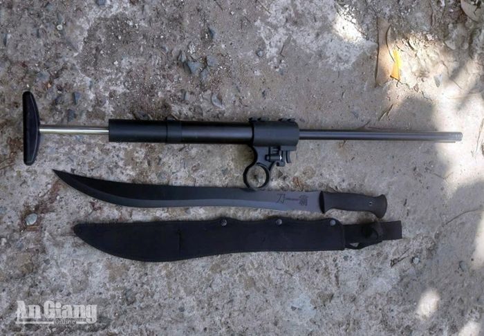 Tang vật thu giữ.