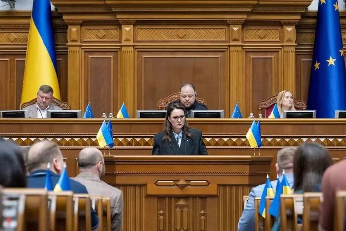 Thủ tướng Ukraine Yulia Sviridenko. Ảnh: AFP