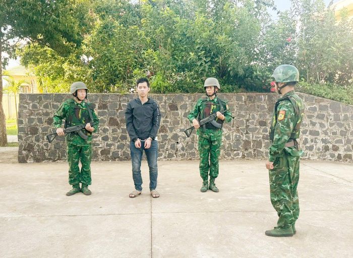 Đối tượng Nguyễn Văn Tý tại Đồn Biên phòng Đắk Lao