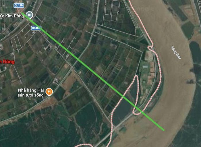 Hình ảnh thực địa trên Google vệ tinh.