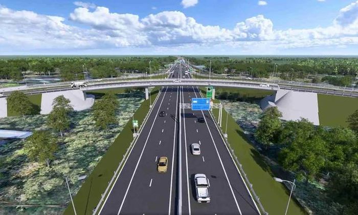 Phối cảnh Vành đai 4 TP. HCM. Ảnh: Sở Xây dựng TP. HCM