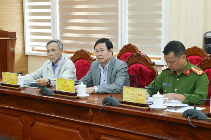 Các đại biểu tham dự hội nghị tại điểm cầu tỉnh Lâm Đồng
