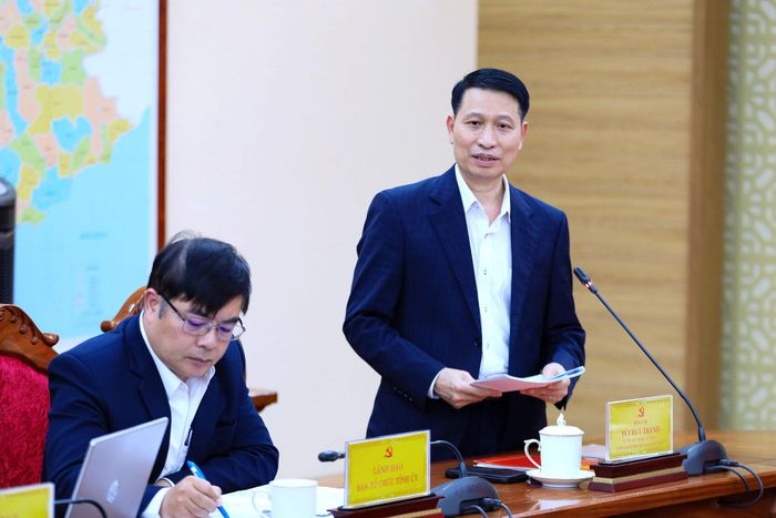 Ủy viên Ban Thường vụ Tỉnh ủy, Trưởng Ban Tuyên giáo và Dân vận Tỉnh ủy Lâm Đồng Bùi Huy Thành nêu bật kết quả công tác dân vận trong tình hình mới