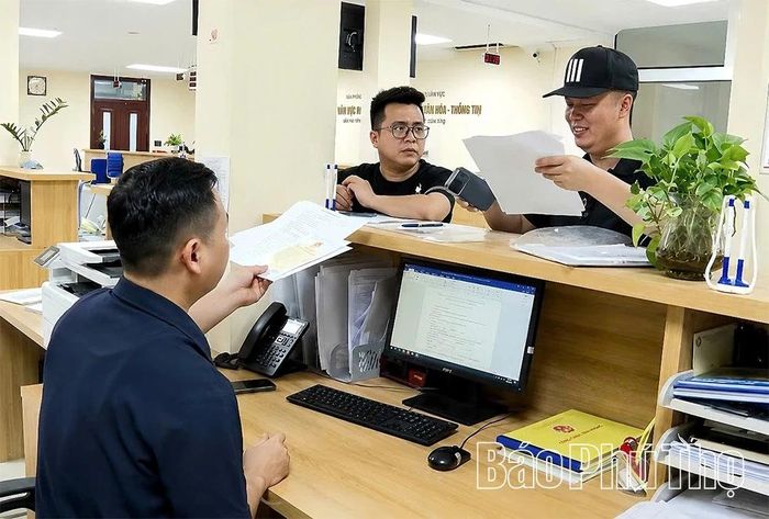 Các thủ tục hành chính được tiếp nhận và giải quyết nhanh chóng, tạo điều kiện thuận lợi cho doanh nghiệp và người dân.