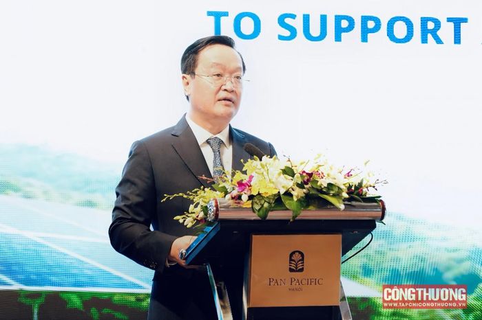 Ông Nguyễn Đức Trung, Phó Trưởng Ban Chính sách, chiến lược Trung ương phát biểu tại sự kiện.