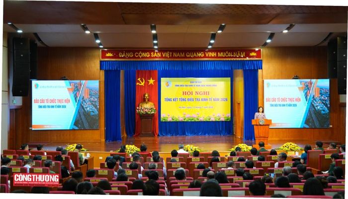 Toàn cảnh Hội nghị Tổng điều tra kinh tế năm 2026.