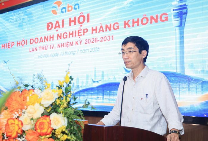 Ông Phạm Trung Giang, Phó Vụ trưởng Vụ Tổ chức phi chính phủ, Bộ Nội vụ phát biểu chỉ đạo Đại hội.