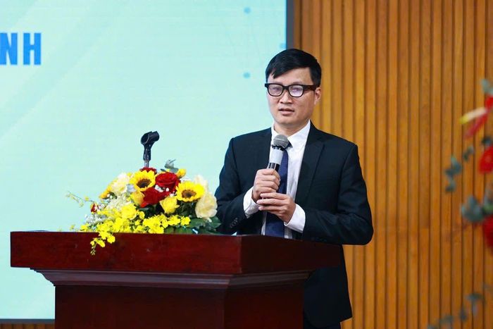 PGS.TS.KTS Phạm Trọng Thuật – Hiệu trưởng Trường Đại học Kiến trúc TP.HCM phát biểu tại chương trình