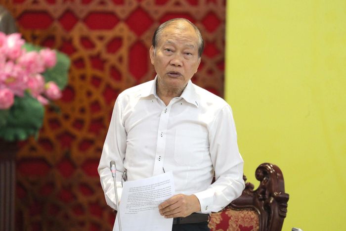 Phó Chủ tịch VCCI Hoàng Quang Phòng phát biểu. Ảnh: Hồ Long